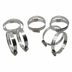 10 Piece 304 Stainless Steel 52-76mm Worm Drive Hose Clamp - Twin Eagle Imports