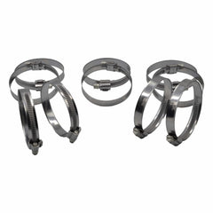 10 Piece Kale 304 Stainless Steel 50-70mm Worm Drive Hose Clamp - Twin Eagle Imports