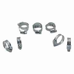 10 Piece Zinc 12-23mm Worm Drive Hose Clamp - Twin Eagle Imports