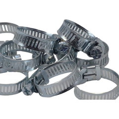 10 Piece Zinc 12-23mm Worm Drive Hose Clamp - Twin Eagle Imports
