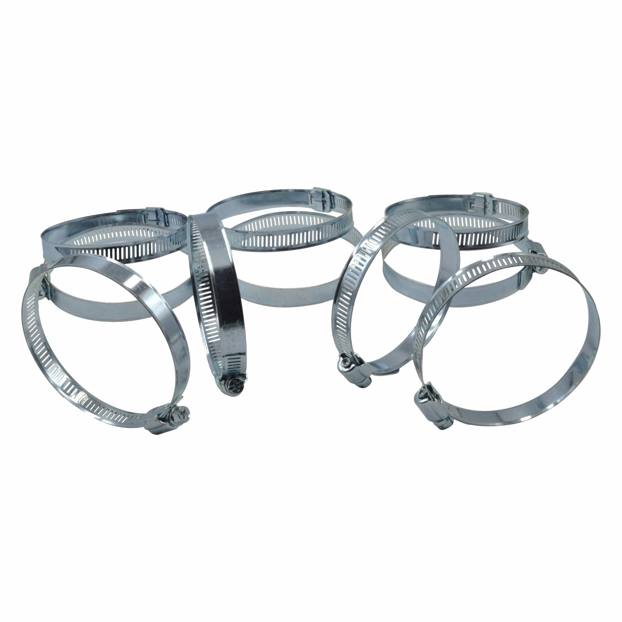 10 Piece Zinc Coated Steel 65-89mm Worm Drive Hose Clamp - Twin Eagle Imports