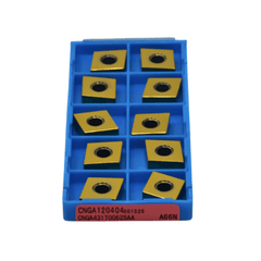 10pc Kyocera CNGA120404S01525 A66N – Ceramic Turning Insert (High-Speed Machining of Cast Iron) - Twin Eagle Imports