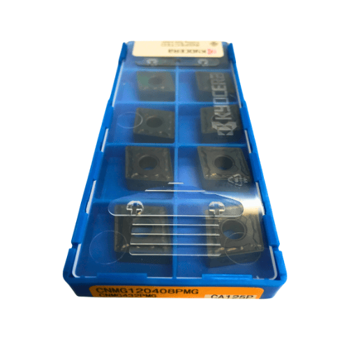 10pc Kyocera CNMG120408PMG CA125P – Turning Insert (Medium-Roughing) - Twin Eagle Imports
