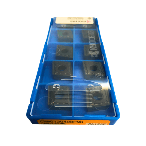 10pc Kyocera CNMG120408PMG CA125P – Turning Insert (Medium-Roughing) - Twin Eagle Imports