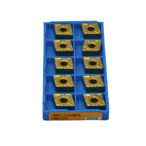 10pc Kyocera CNMG120408PS CA525 – Turning Insert (Finishing to Medium, PS Chipbreaker) - Twin Eagle Imports