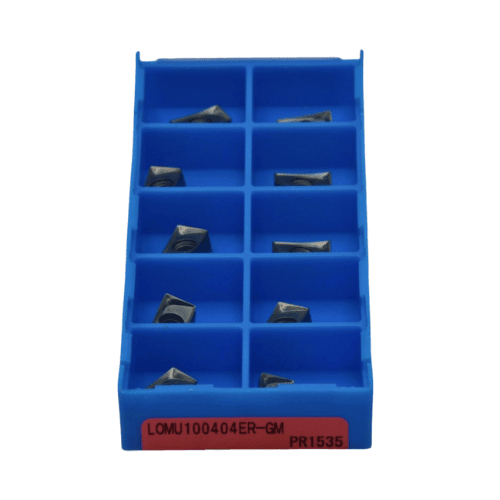 10pc Kyocera LOMU100404ER-GM PR1535 – Milling Insert (General Purpose, GM Chipbreaker) - Twin Eagle Imports