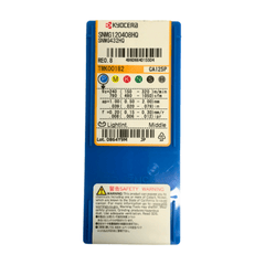 10pc Kyocera SNMG120408HQ CA125P – Turning Insert (Finishing to Medium) - Twin Eagle Imports