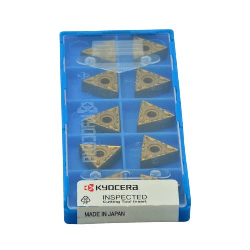 10pc Kyocera TNMG160404PS CA025P – Turning Insert (Medium to Roughing, PS Chipbreaker) - Twin Eagle Imports