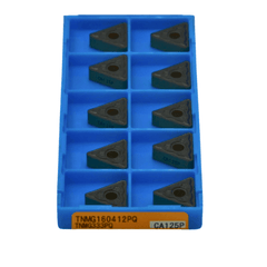 10pc Kyocera TNMG160412PQ CA125P – Turning Insert (Finishing to Medium, PQ Chipbreaker) - Twin Eagle Imports