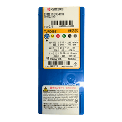 10pc Kyocera TPMT110304HQ CA5525 – Turning Insert (Finishing to Medium, HQ Chipbreaker) - Twin Eagle Imports