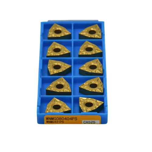 10pc Kyocera WNMG080404PS CA525 – Turning Insert (Finishing to Medium, PS Chipbreaker) - Twin Eagle Imports