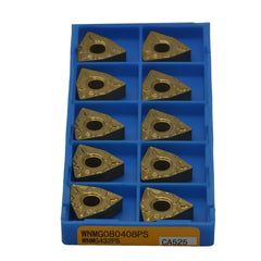 10pc Kyocera WNMG080408PS CA525 – Turning Insert (Medium, PS Chipbreaker) - Twin Eagle Imports