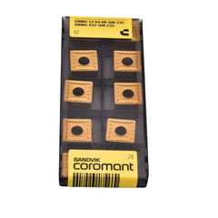 10pc Sandvik Coromant SNMG 12 04 08-QM 235 Turning Insert (Suitable for Steel & Stainless Steel, Medium Chipbreaker) - Twin Eagle Imports