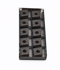 10pc Sandvik Medium Chipbreaker - Steel / Cast Iron Grade Insert - CNMG 12 04 08-PM 4425 - Twin Eagle Imports