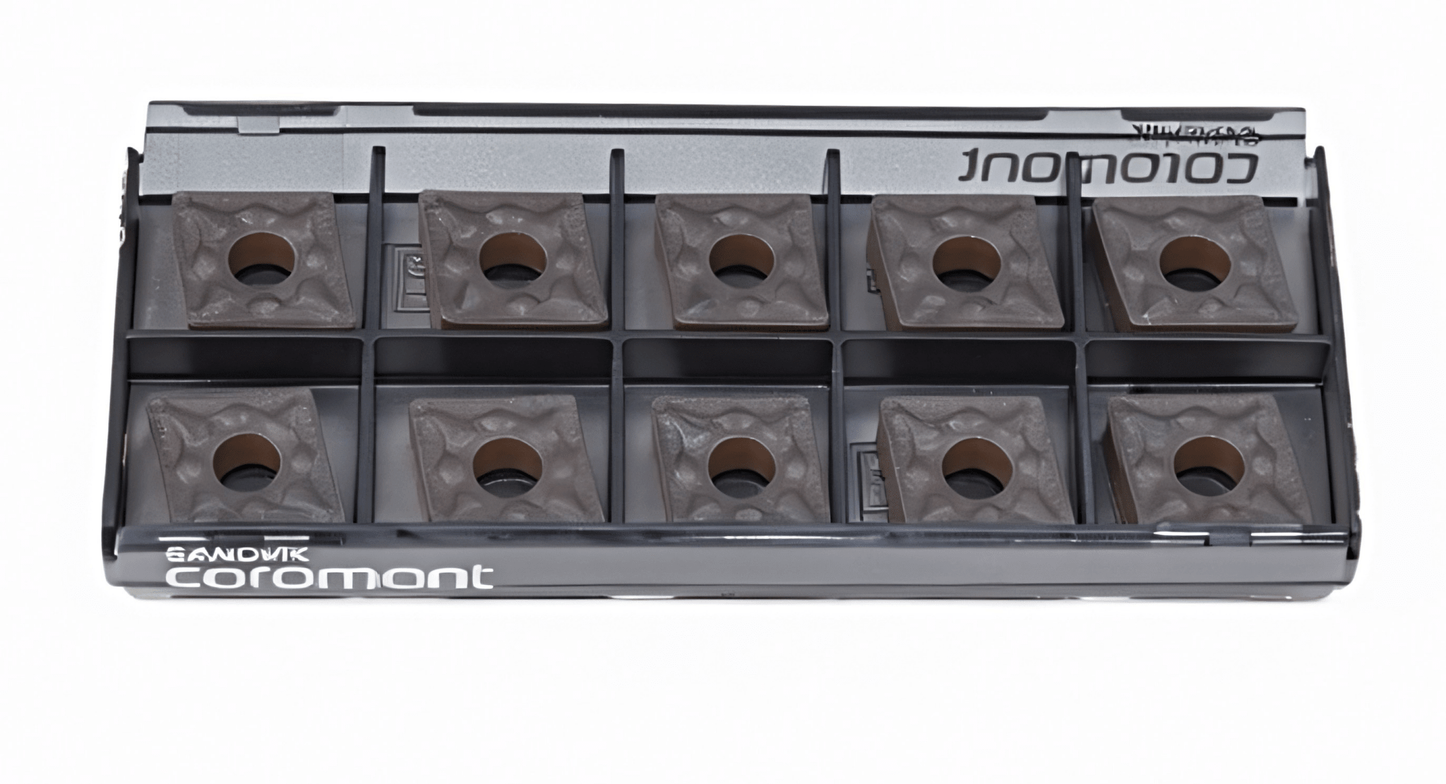 10pc Sandvik Medium Chipbreaker - Steel / Cast Iron Grade Insert - CNMG 12 04 08-PM 4425 - Twin Eagle Imports