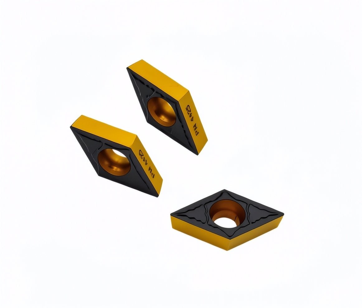 10pc Sandvik Medium Chipbreaker - Steel / Cast Iron Grade Insert - DCMT 11 T3 04-PM 4425 - Twin Eagle Imports
