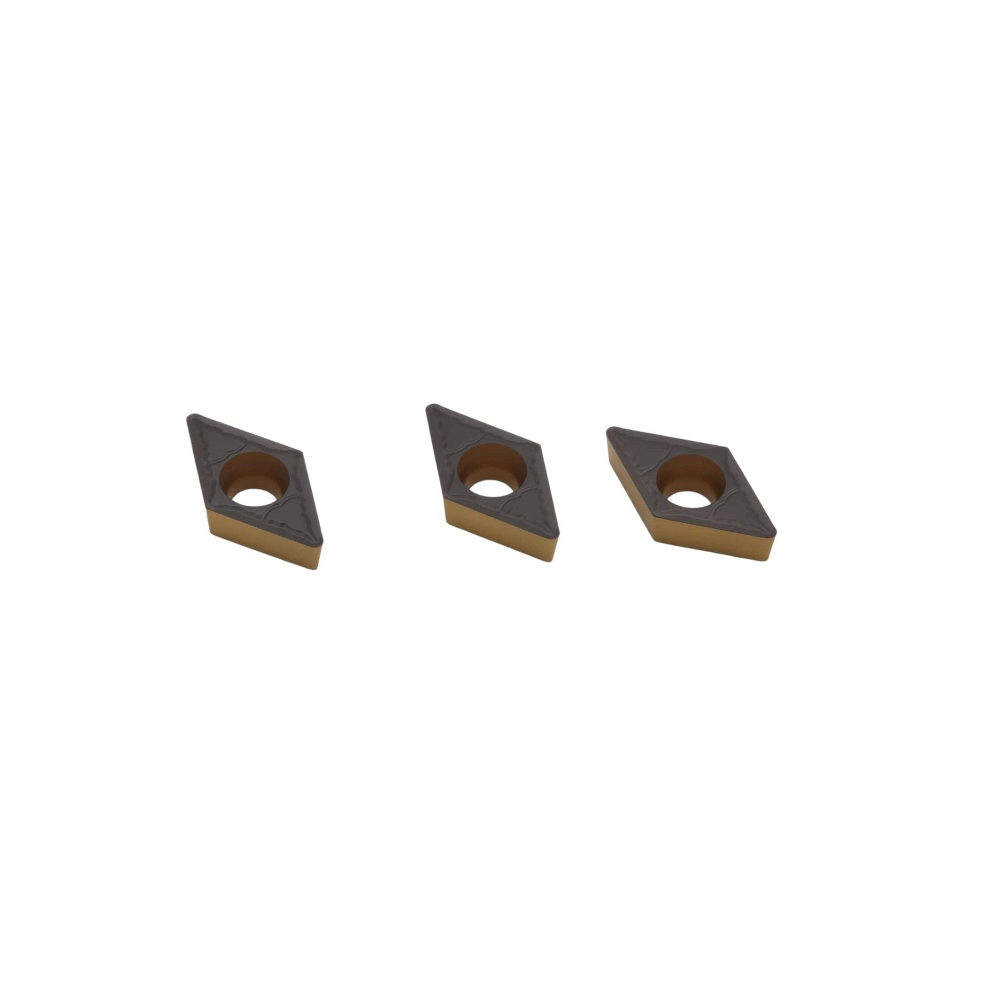 10pc Sandvik Medium Chipbreaker - Steel / Cast Iron Grade Insert - DCMT 11 T3 08-PM 4425 - Twin Eagle Imports