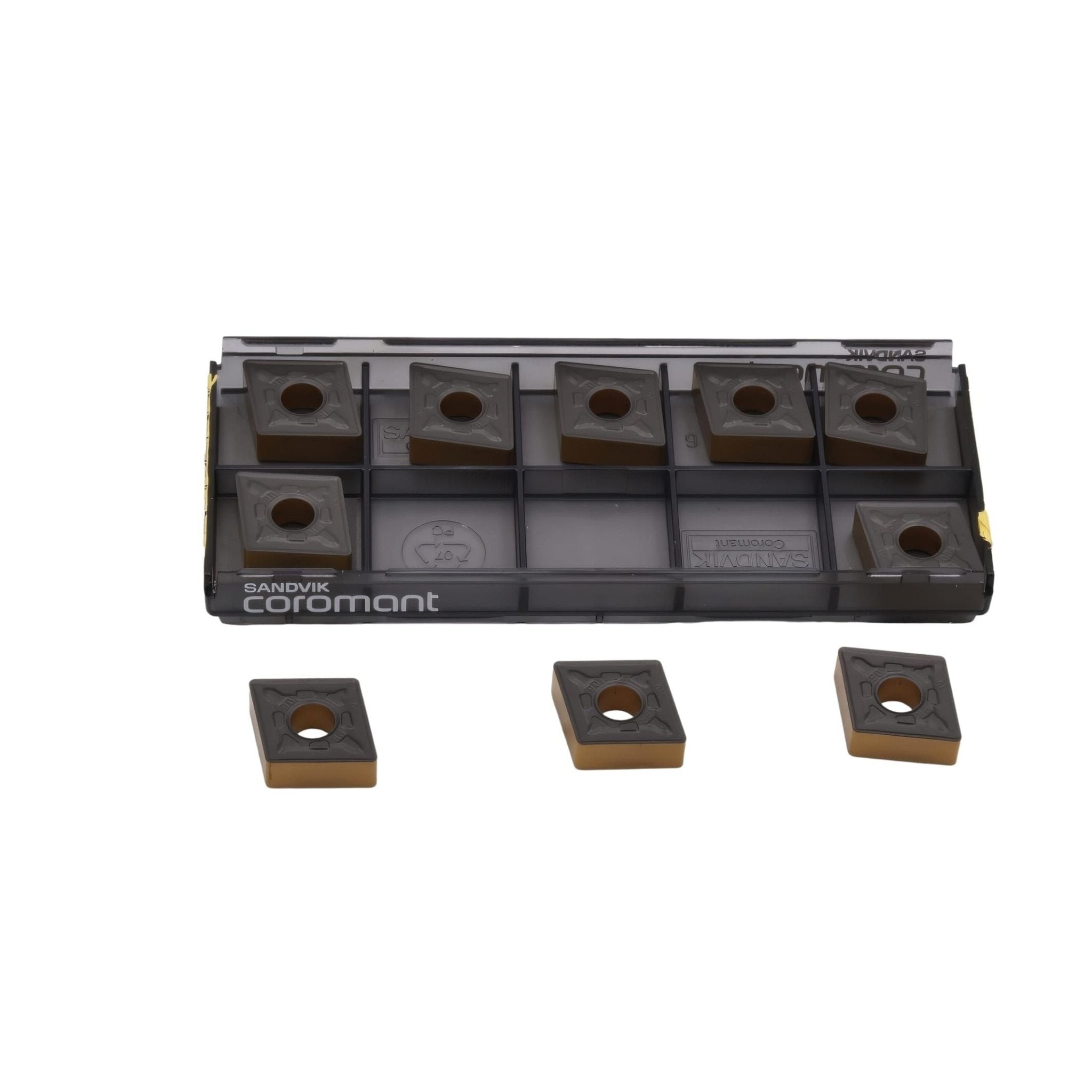 10pcs Sandvik CNMG120408-PR 4335 – Turning Insert (Roughing, PR Chipbreaker) - Twin Eagle Imports