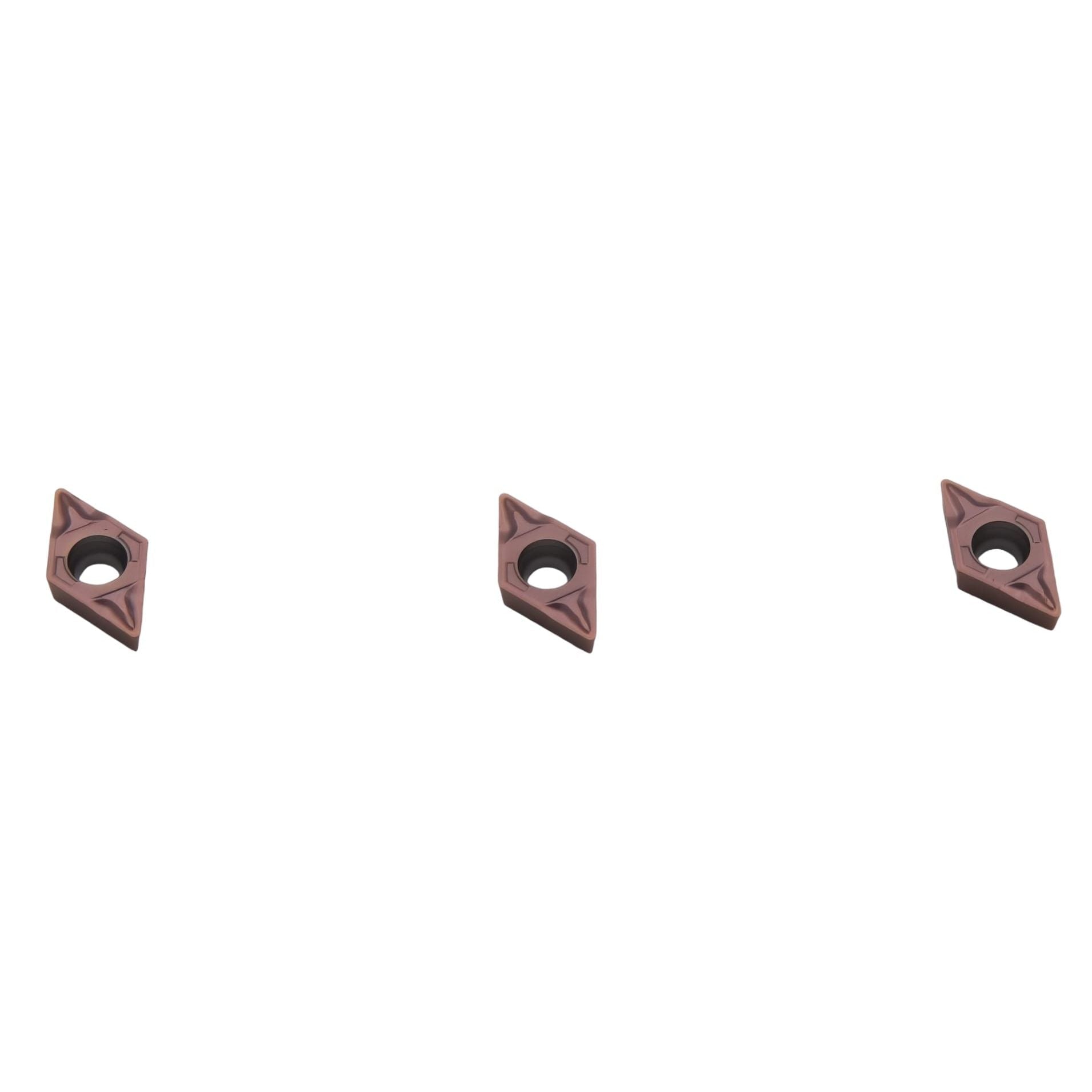 10pcs Sandvik DCMT 07 02 04-MF 1125 – Turning Insert (Finishing, MF Chipbreaker) - Twin Eagle Imports