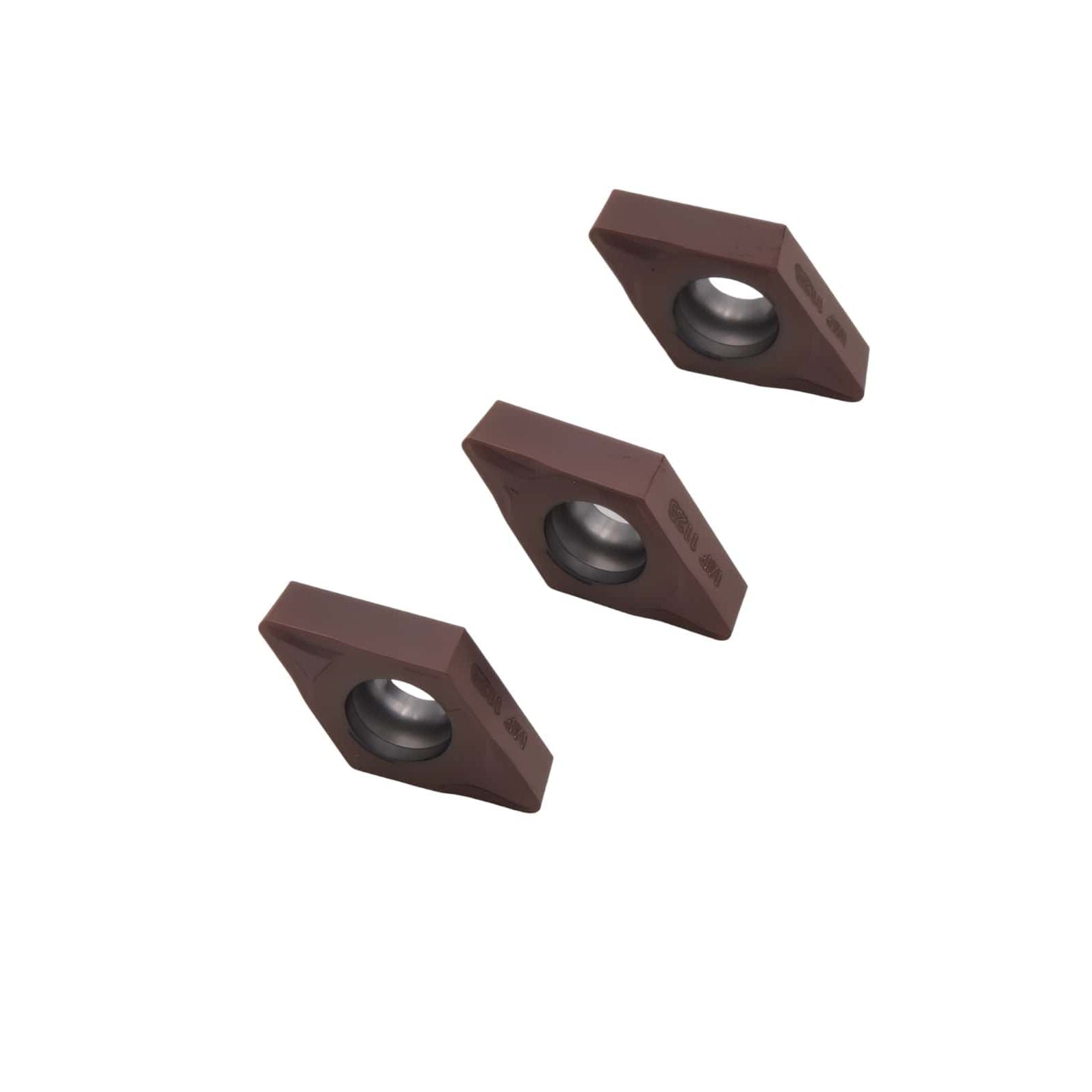10pcs Sandvik DCMT 11 T3 08-MF 1125 – Turning Insert (Finishing, MF Chipbreaker) - Twin Eagle Imports