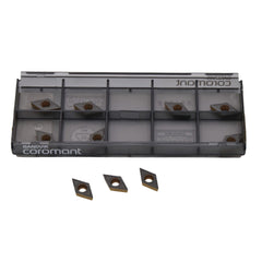 10pcs Sandvik Medium Chipbreaker - Steel / Cast Iron Grade Insert - DCMT 07 02 04-PM 4425 - Twin Eagle Imports