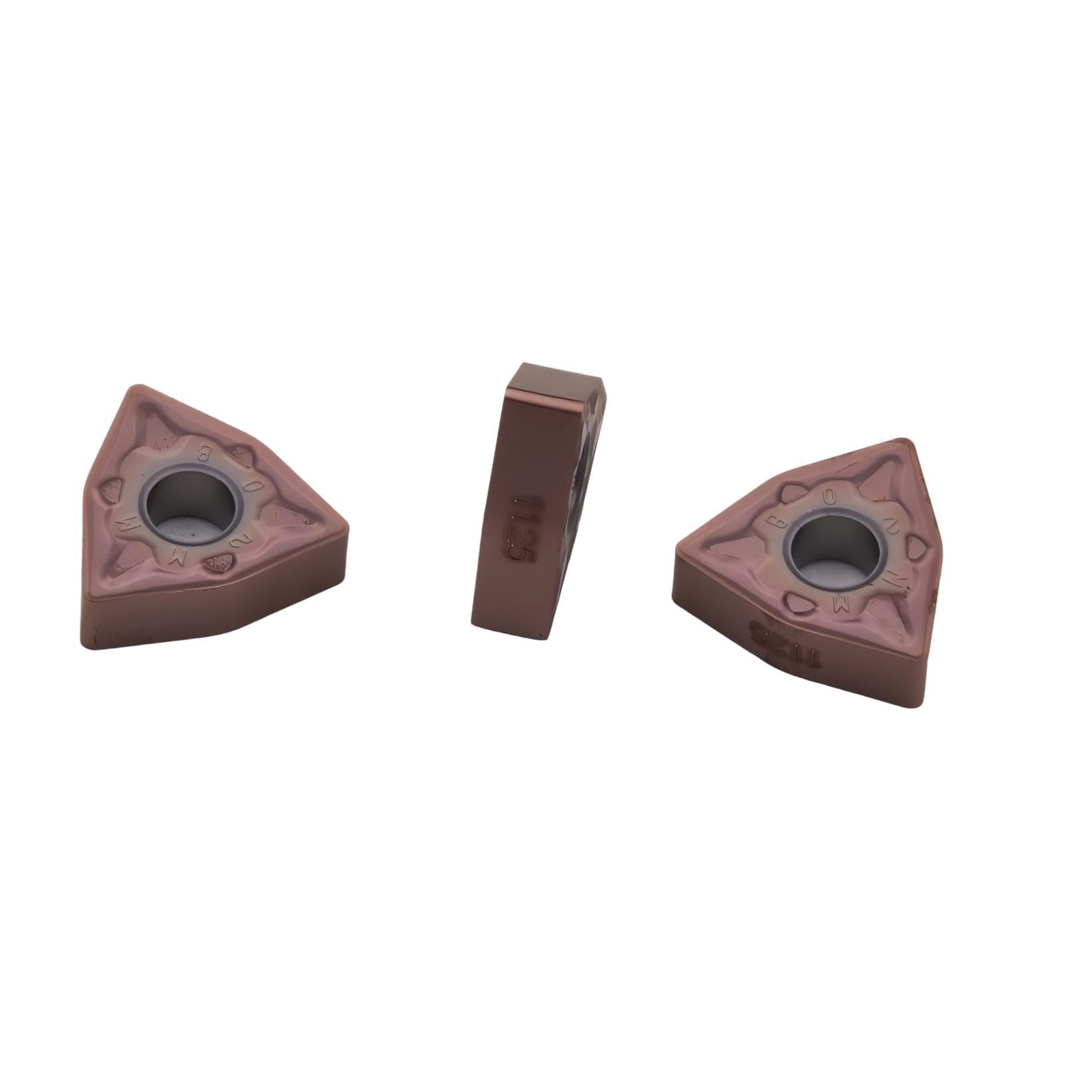 10pcs Sandvik WNMG 08 04 08-MM 1125 – Turning Insert (Medium, MM Chipbreaker) - Twin Eagle Imports