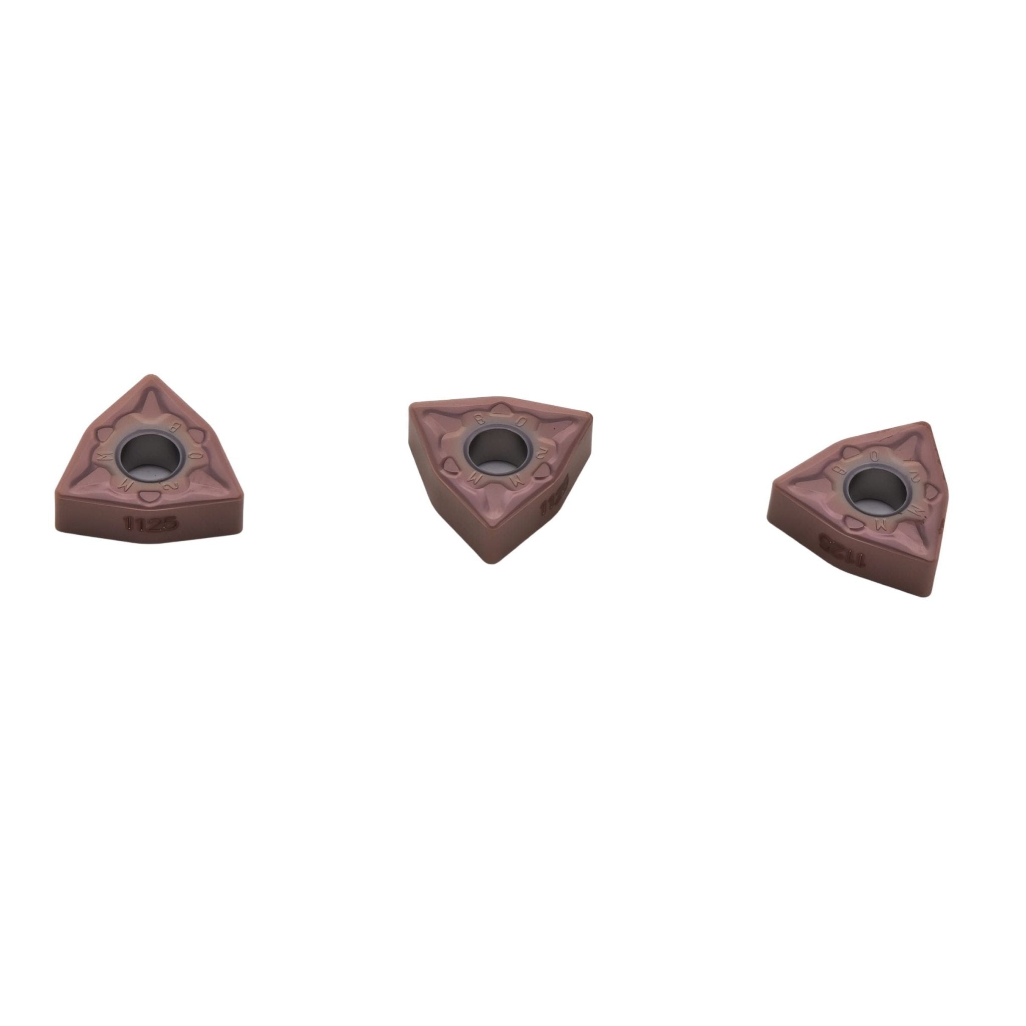 10pcs Sandvik WNMG 08 04 08-MM 1125 – Turning Insert (Medium, MM Chipbreaker) - Twin Eagle Imports