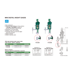 Insize Mini Digital Height Gauge 0-20mm/0-0.8" Range Series 1146-20A