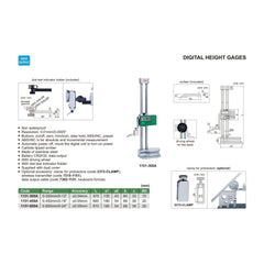  Insize Digital Height Gauge 0-300mm / 0-12" Range Series 1151-300