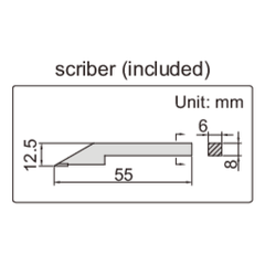 Insize Digital Height Gauge 0-150mm / 0-6" Range Series 1154-150