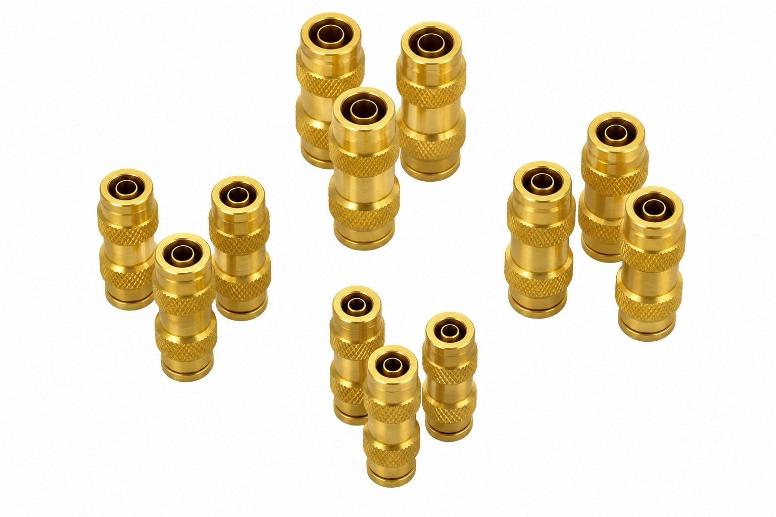 12 Piece DOT Straight Brass Push in Hose Connect Grab Kit Assortment - Twin Eagle Imports