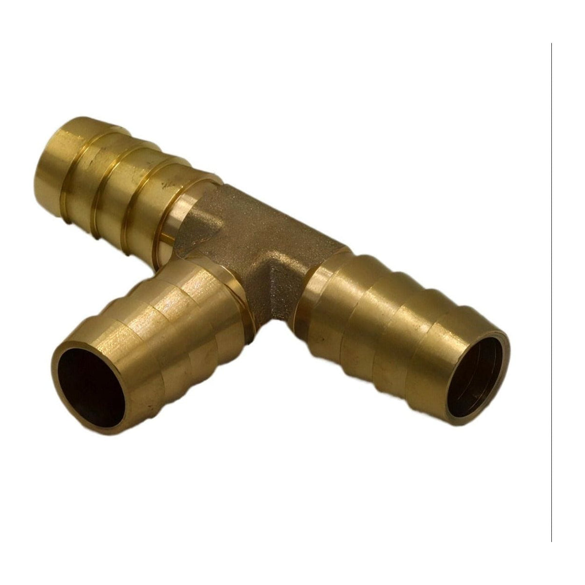 1/2" Three Way Brass Hose Barb Tee H16 - Twin Eagle Imports
