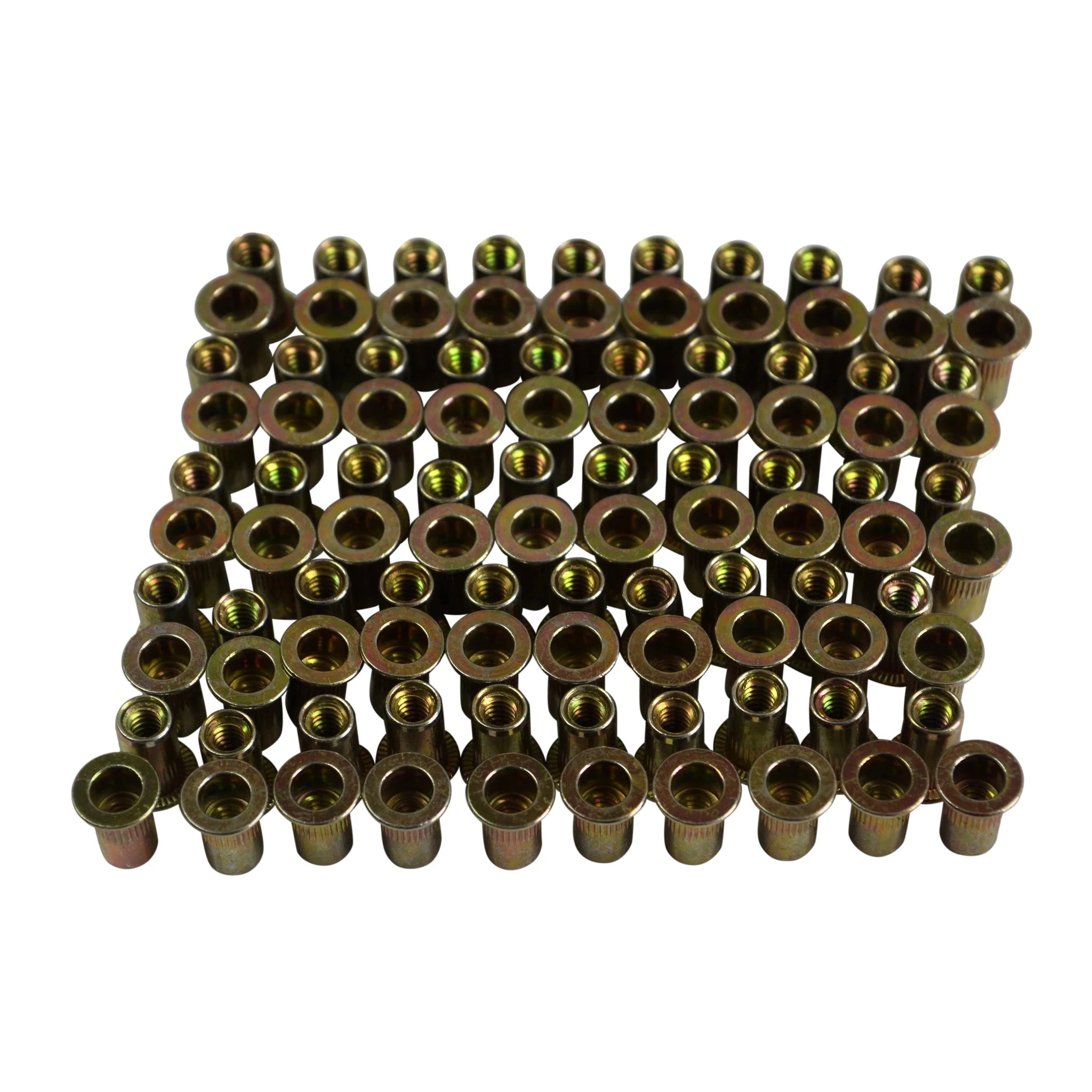1/2 UNC Zinc Plated Steel Nutsert Rivet Nuts – Bulk Pack of 50 - Twin Eagle Imports