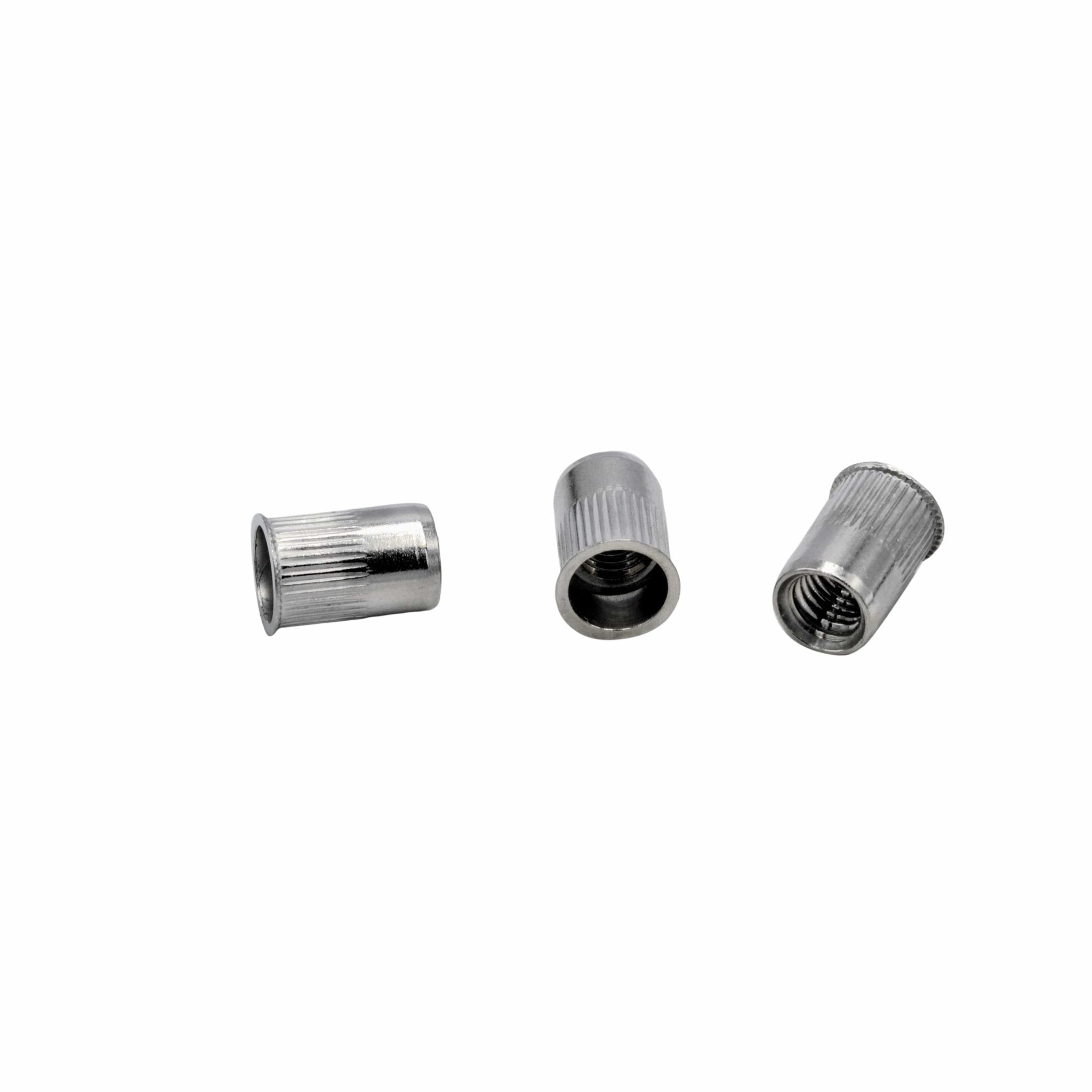 120pc Assorted Small Flange Stainless Steel Nutsert Grab Kit - M3 to M10 - Twin Eagle Imports