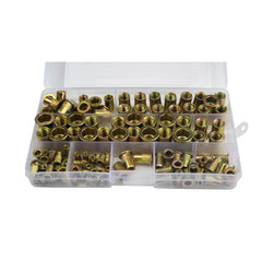 120pc Metric Nutserts M3,M4,M5,M6,M8,M10 Grab Kit Assortment - Twin Eagle Imports