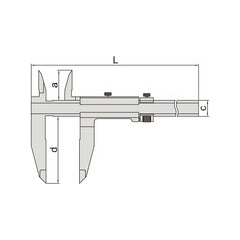 Insize Vernier Caliper 0-600mm Range Series 1210-611