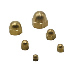122pc Brass Hex Dome Nuts Grab Kit - Twin Eagle Imports
