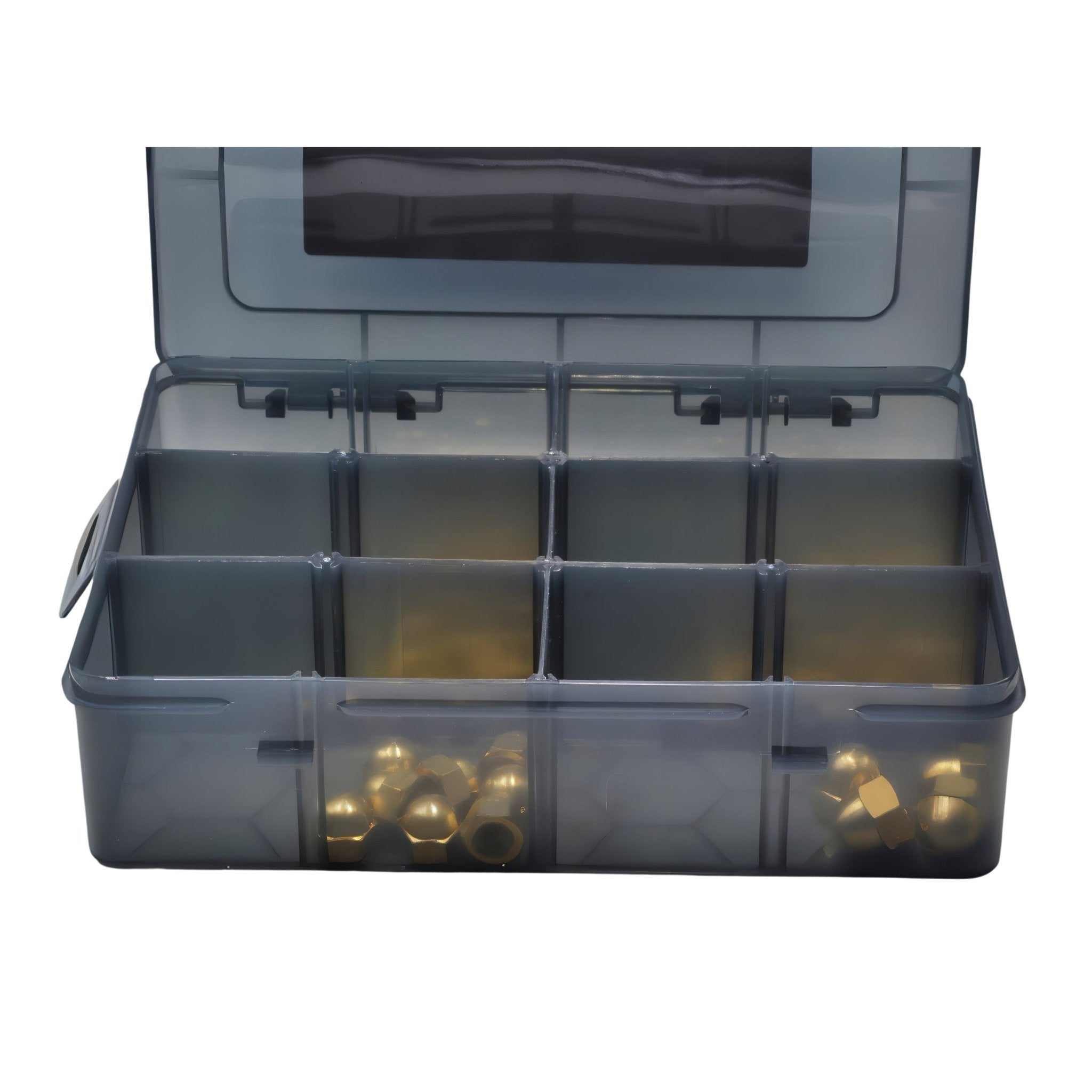 122pc Brass Hex Dome Nuts Grab Kit - Twin Eagle Imports
