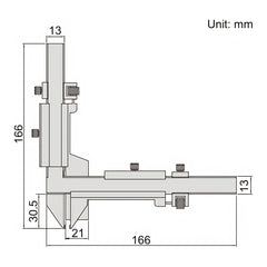 Insize Gear Tooth Vernier Caliper Range Series 1281-M26A