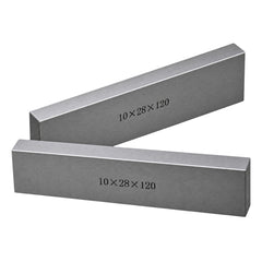 12 pairs Parallel Steel Gauge Block Set Ground Steel 24 plates 120mm Long