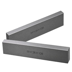 12 pairs Parallel Steel Gauge Block Set Ground Steel 24 plates 120mm Long