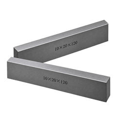 12 pairs Parallel Steel Gauge Block Set Ground Steel 24 plates 120mm Long