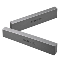 12 pairs Parallel Steel Gauge Block Set Ground Steel 24 plates 120mm Long