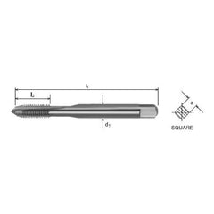 Somta Series 545 - HSSE Gun Nose Spiral Point Short Machine Taps UNC 5/8" x 11 TPI