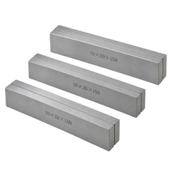 14 Pairs Parallel Steel Gauge Block Set 28 Piece 10mm Thick 150mm Length - Twin Eagle Imports