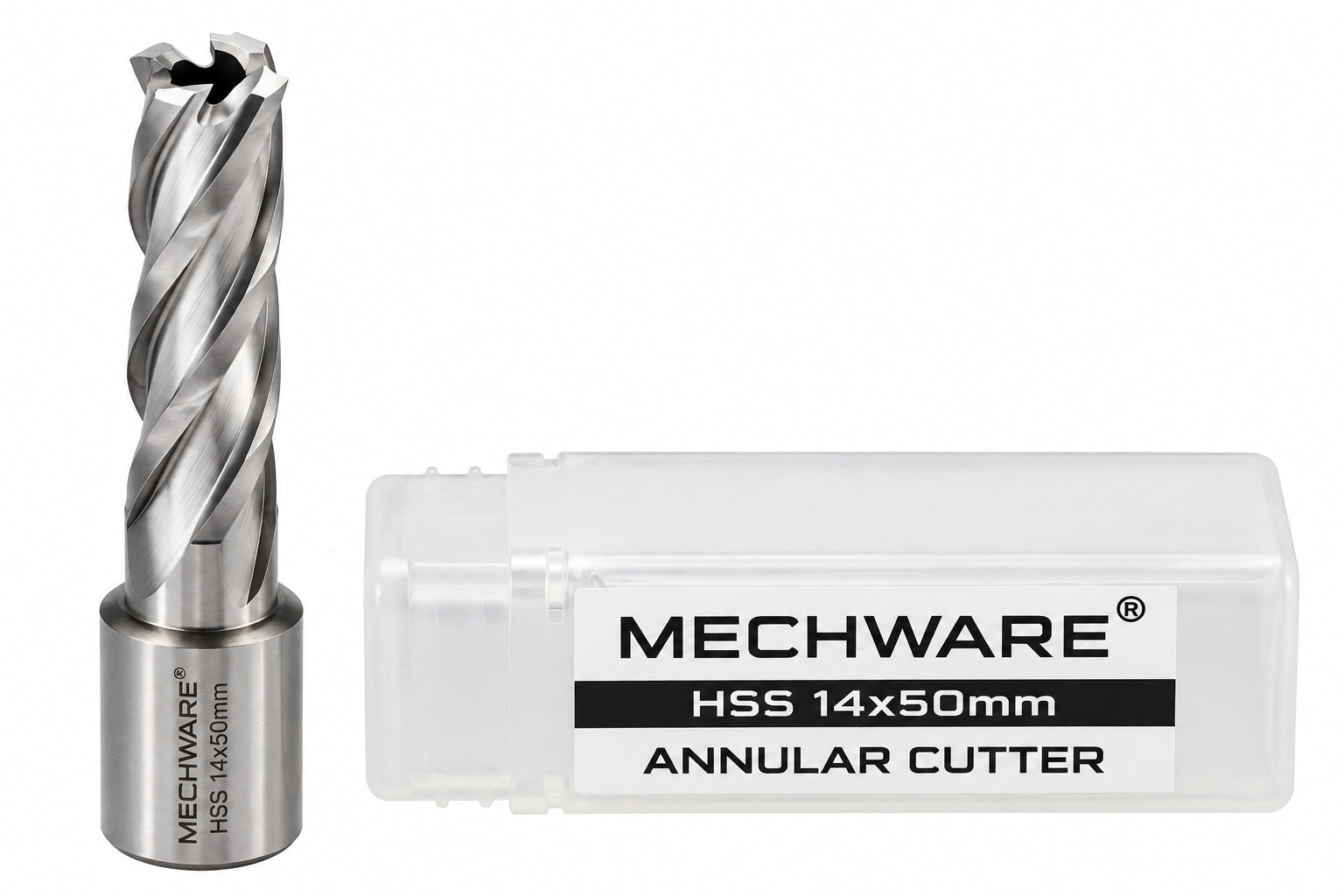 14 x 50mm D.O.C HSS Weldon Shank Annular Cutter - Twin Eagle Imports