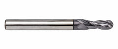 Fullerton 2.0mm 2 Flute TiAlN Coated Carbide Ball Nose Endmill - 3215 Series
