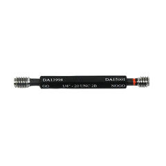 Insize Thread Plug Gage 1/4-20 UNC Class 2B Series 4643-1B1