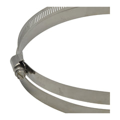 2 Piece 304 Stainless Steel 155-178mm Worm Drive Hose Clamp - Twin Eagle Imports