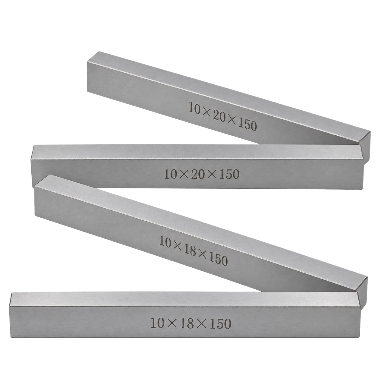20 Piece Parallel Steel Gauge Block Set – 10 Pairs 150mm - Twin Eagle Imports